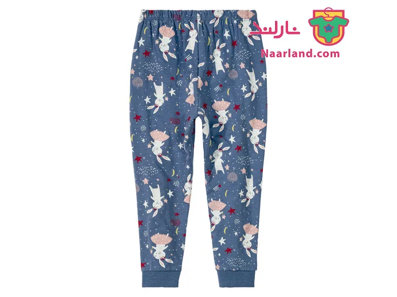 پیژامه دخترانه لوپیلو مدل ستاره ای آبی - تصویر 1