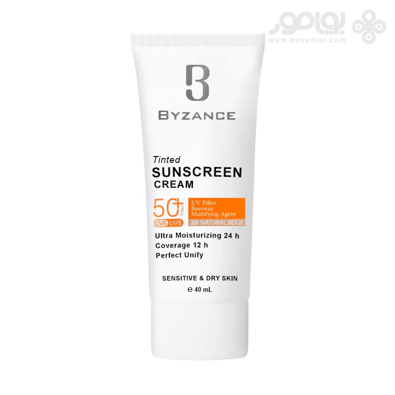 کرم ضد آفتاب برند byzance مدل tinted sunscreen fluid - تصویر 1